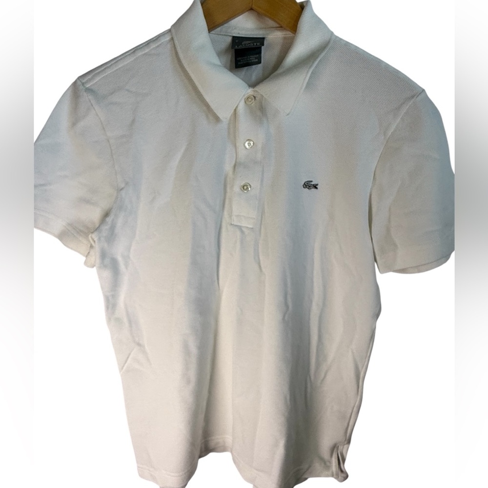 Lacoste Men's Classic White Polo Shirt